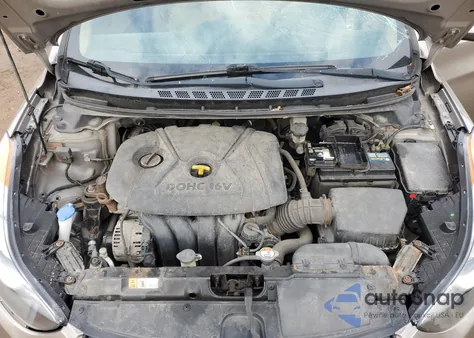 2013 Hyundai Elantra Gls из США, поврежденный, VIN 5NPDH4AE2DH382620